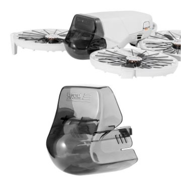 DJI Flip STARTRC Transparent Black Lens & Gimbal Protective Cover - 1