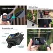 Sunnylife 2pcs Silicone Lens Cap for DJI Osmo Action 5 Pro/4/3 (Black) - 5