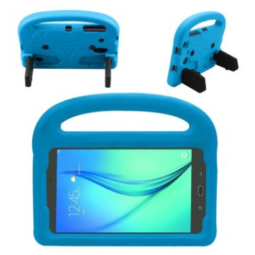 Galaxy 8" Shockproof EVA Bumper Case with Handle & Holder - Blue - 1