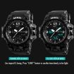 SKMEI 1155B Men's Waterproof Sports Watch, Large Dial, Denim Blue - 6