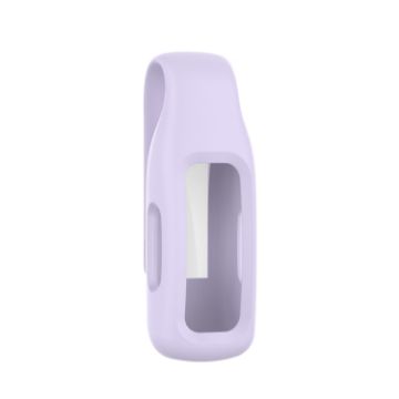 Fitbit Inspire 2 Light Purple Silicone Clip Case Cover Steel Sheet - 1