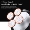 TOPK D21 Magnetic Car Phone Holder Stand - Universal In-car Mount (Black) - 4