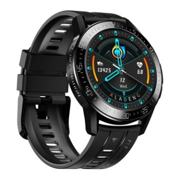 GT3 Smart Watch - 1.3" Round Screen, Sleep/Heart Rate/Temp Monitor (Black) - 1