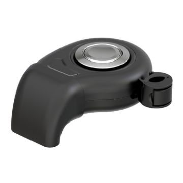 12V Portable Car Dashboard & Seat Hanging Electric Heater Defroster (Black) - 1