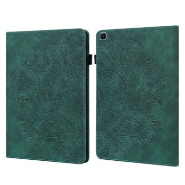 Samsung Galaxy Tab A 8.0 (2019) T290 Peacock Flip Case Wallet Green - 1
