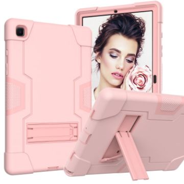 Samsung Galaxy Tab A7 10.4 (2020) Shockproof Case with Holder, Rose Gold - 1