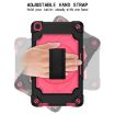 Samsung Tab A 8.0 (2019) T290 Shockproof Case, 360 Rotation, Black/Rose - 4