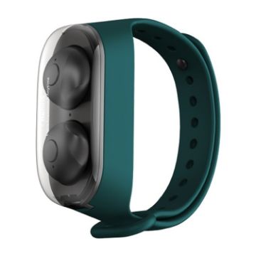 Remax TWS-15 Bluetooth 5.0 Wristband True Wireless Earphone Green - 1