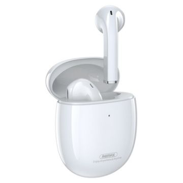 Remax TWS-23 Bluetooth 5.0 True Wireless Stereo Earphones - White - 1