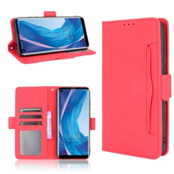 Ulefone Note 11P Red Leather Flip Case with Card Slots & Photo Frame - 1