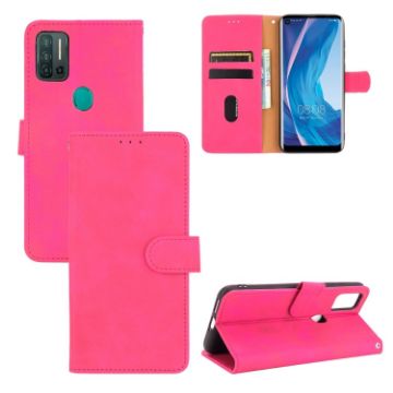 Ulefone Note 11P Rose Red PU Leather Flip Case with Card Slots & Holder - 1
