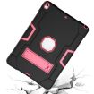 Shockproof Silicone + PC Case with Holder for iPad Pro/Air 10.5" (Black/Rose) - 7