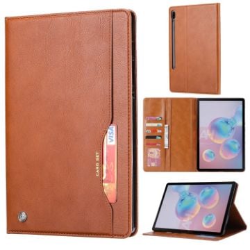 Samsung Galaxy Tab S7 FE/S7 Lite Leather Case with Photo Frame & Wallet - 1