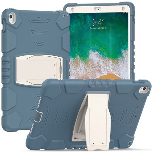 Shockproof Case with Holder for iPad Pro 10.5 (2019/2017) - Cornflower Blue - 1