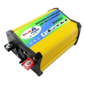 Legend I Generation 3000W Car Power Inverter DC12V to AC220V (Yellow) - 1