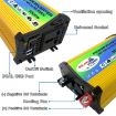 Legend I Generation 3000W Car Power Inverter DC12V to AC220V (Yellow) - 4