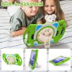 Samsung Galaxy Tab A7 10.4 2020 Cat King Kids Shockproof Case Green - 6