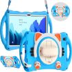Samsung Galaxy Tab A7 10.4 2020 Cat King Kids Shockproof Case Blue - 1
