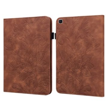 Samsung Galaxy Tab A 8.0 2019 T290 Lace Flower Flip Leather Case Brown - 1