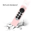 Silicone Case Cover with Rope for Apple TV 4K 4th Siri Remote (Black) - 7