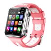 W5 1.54" Dual Camera Smartwatch, SIM/GPS/Temp, 1GB+16GB Silver Pink - 1