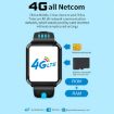 W5 1.54" Dual Camera Smartwatch, SIM/GPS/Temp, 3GB+32GB Silver Pink - 3
