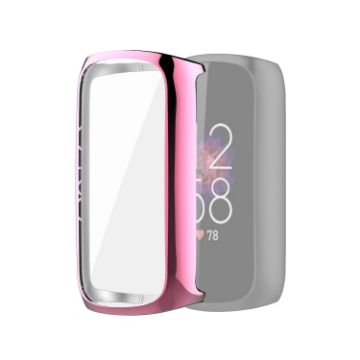Fitbit Luxe Pink TPU Electroplating Protective Case Cover - Full Coverage - 1