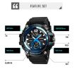 SKMEI 1725 Gold LED Digital Watch with Three Time Display - 5