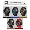 SKMEI 1725 Rose Gold LED Digital Watch - Three Time Display, Luminous - 2