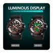 SKMEI 1725 Black LED Digital Watch - Three Time Display, Luminous - 6