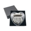 Mini 8 Tone Thumb Piano Kalimba, Acrylic Heart, Random Packaging - 1