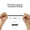 100W USB-C to USB-C 4K Audio Video Cable, Thunderbolt 3, 0.3m Length - 5