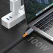 100W USB-C to USB-C 4K Audio Video Cable, Thunderbolt 3, 0.3m Length - 7
