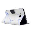 Galaxy Tab A 7.0 (2016) T280 White Marble Flip Case with Holder & Card Slot - 7