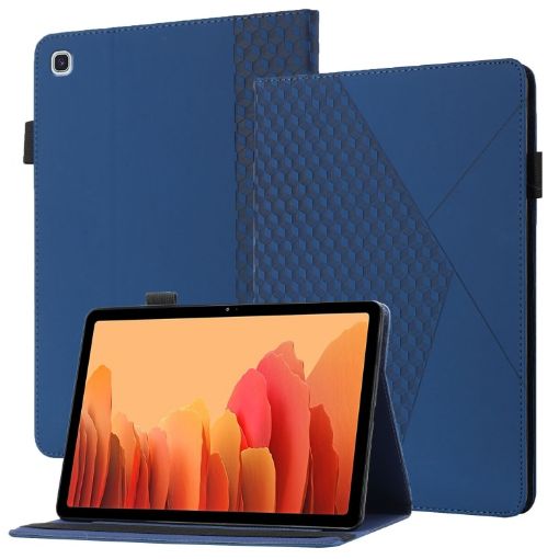 Samsung Galaxy Tab A7 10.4 2020 Leather Case with Card Slots - Blue - 1