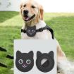 Naughty Smile Cute Cartoon Pet Collar AirTag Tracker Case (White) - 5
