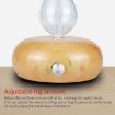 Wood Essential Oil Diffuser Aromatherapy Machine, AU Plug, Light Brown - 4