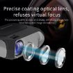 T7 1080P 200 ANSI Portable LED HD Projector, EU Plug, Black - 9