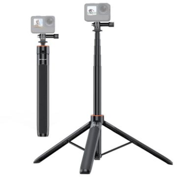 PULUZ 1.4m Action Camera Selfie Stick Tripod for Vlog & Live Streaming - 1