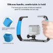 PULUZ Dual Silicone Handles Diving Rig for GoPro, DJI OSMO, Insta360 - 5