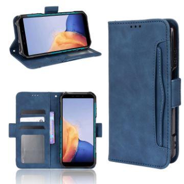 Ulefone Armor X9 Blue Leather Phone Case - Calf Pattern Skin Feel - 1