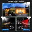 ESCAM QF612 3MP WiFi IP Camera & Floodlight with Night Vision (US Plug) - 4