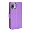 Ulefone Note 6/6P Purple Diamond Texture Leather Phone Case - 3
