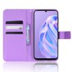 Ulefone Note 6/6P Purple Diamond Texture Leather Phone Case - 5