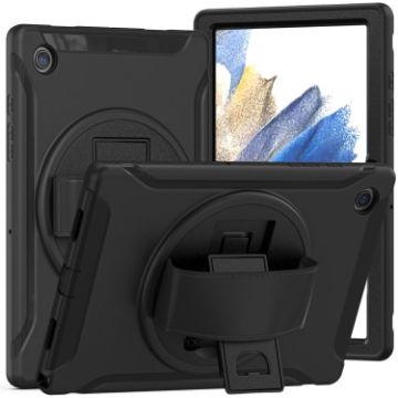 Samsung Galaxy Tab A8 10.5 2021 Shockproof TPU + PC Case (Black) - 1