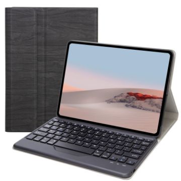 SFGO Tree Texture Bluetooth Keyboard Case for Surface Go 4/3/2/1 - Black - 1