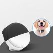 Anti-scratch Shockproof Silicone Pet Collar Case for AirTag, Black Purple - 6
