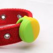 AirTag Pet Collar Case, Anti-scratch Shockproof Silicone, 34x34x17.3mm, Yellow Green - 4