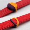 AirTag Pet Collar Case, Anti-scratch Shockproof Silicone, 34x34x16.7mm, Black Red - 5
