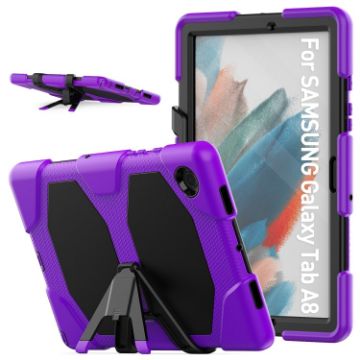 Samsung Galaxy Tab A8 10.5 2021 X200/X205 Purple Silicone PC Case - 1